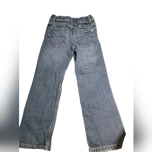 Boys Straight Leg Wrangler Blue Jeans Size 7 - Picture 3 of 5